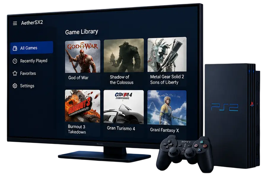 Configuração da BIOS 17 adicionar-jogos-aethersx2-ps2