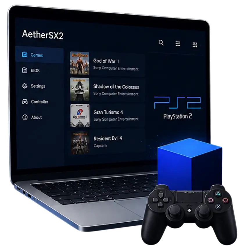 Mac 1 AetherSX2 para Mac