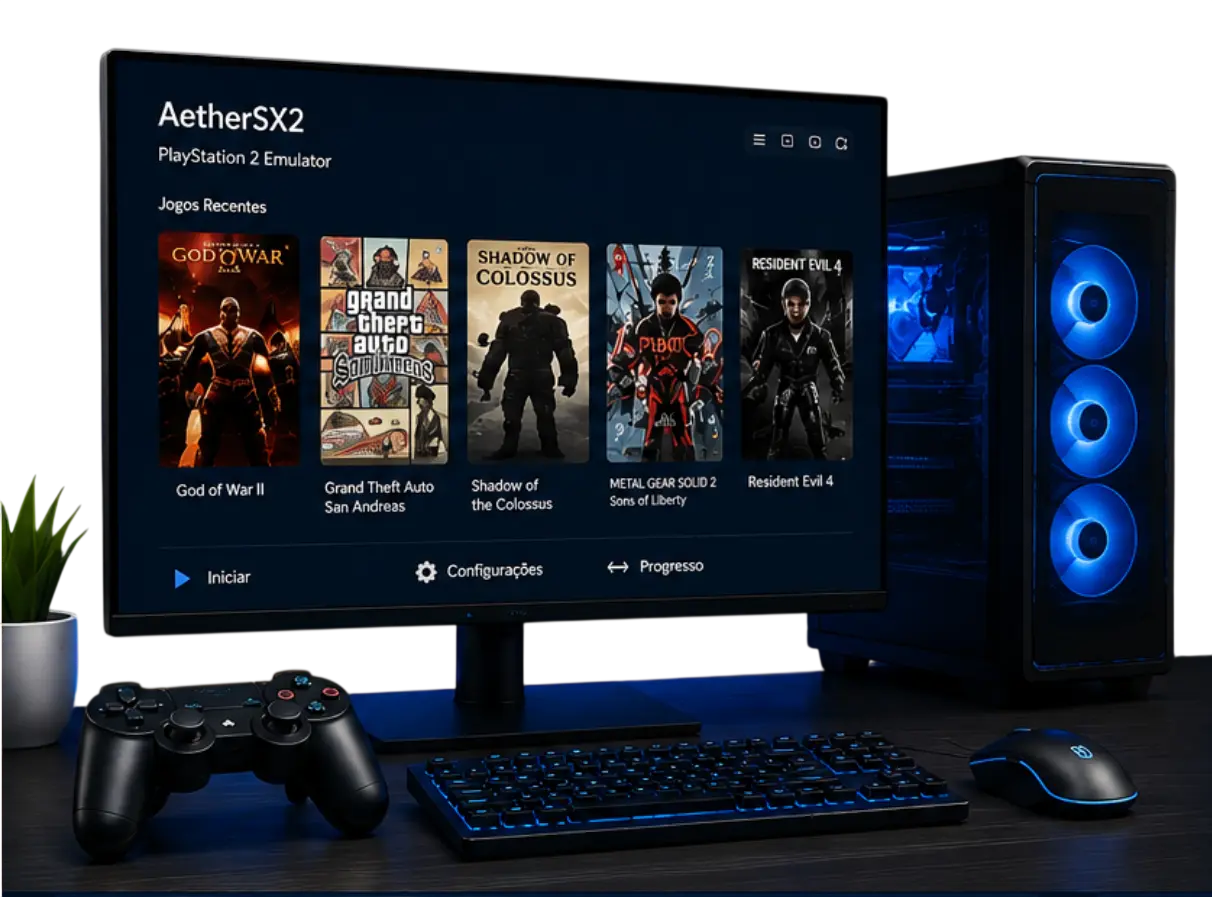 Windows (PC) 1 AetherSX2 para PC Windows