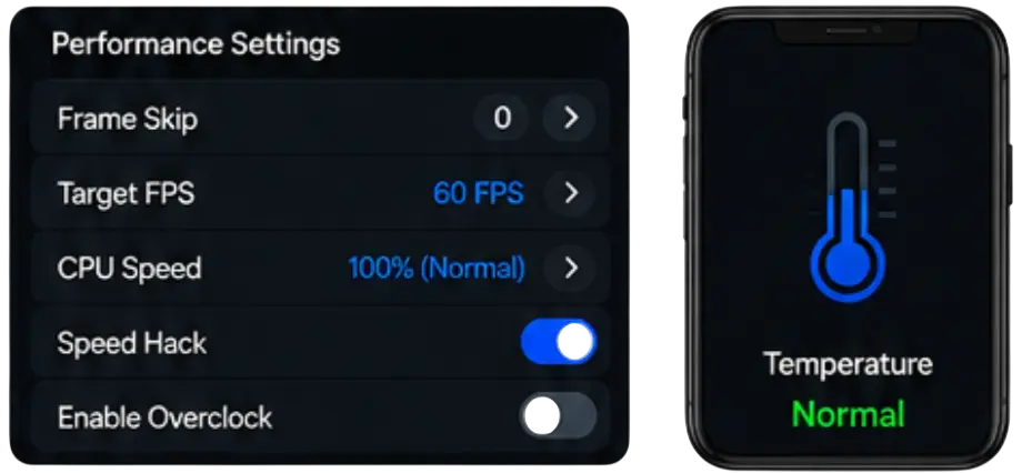 Android 11 configuracoes-de-cpu-e-frame-skip