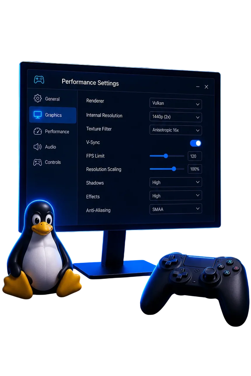 Linux 32 desempenho-aethersx2-linux