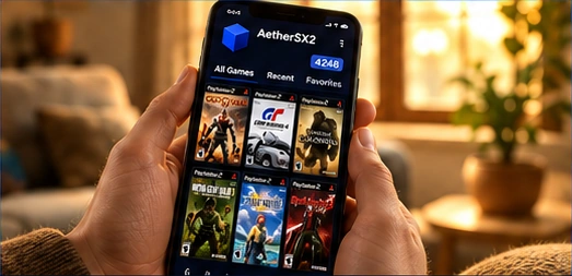 Downloads e versões 4 aethersx2-4248-celular-nas-maos