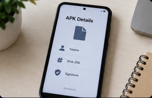 Downloads e versões 7 verificar-apk